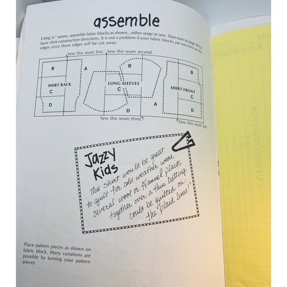 1992 Jazzy Kids Pattern Book by Janet Rostocki Wearable Kids Patterns Vintage - Picture 3 of 4